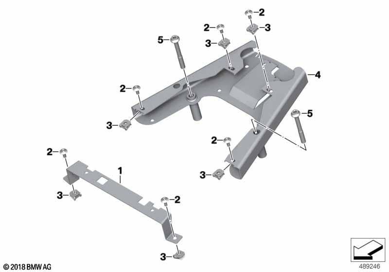 Halter Funkgerätekasten