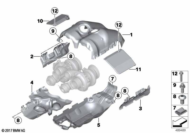 Abgasturbolader Hitzeschutz