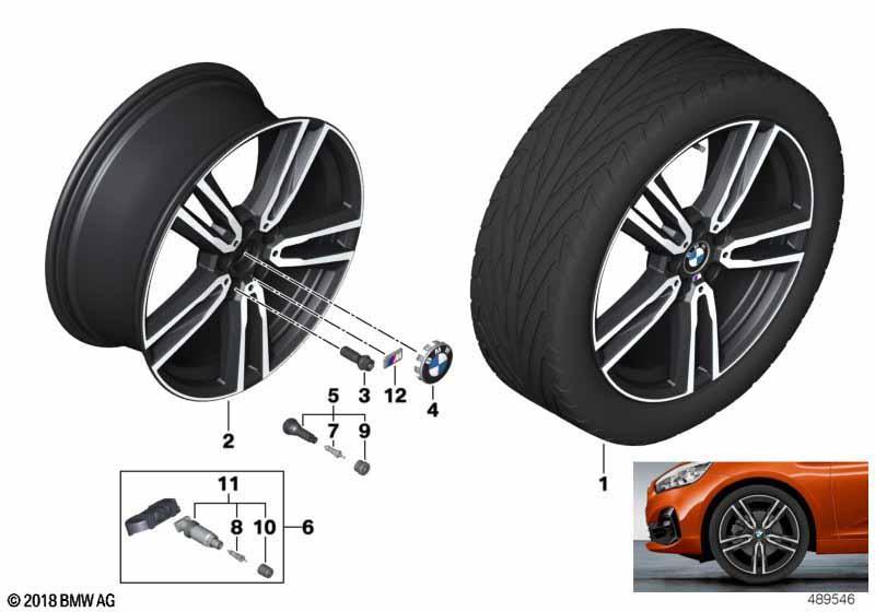 BMW LM Rad Doppelspeiche 766M - 19"