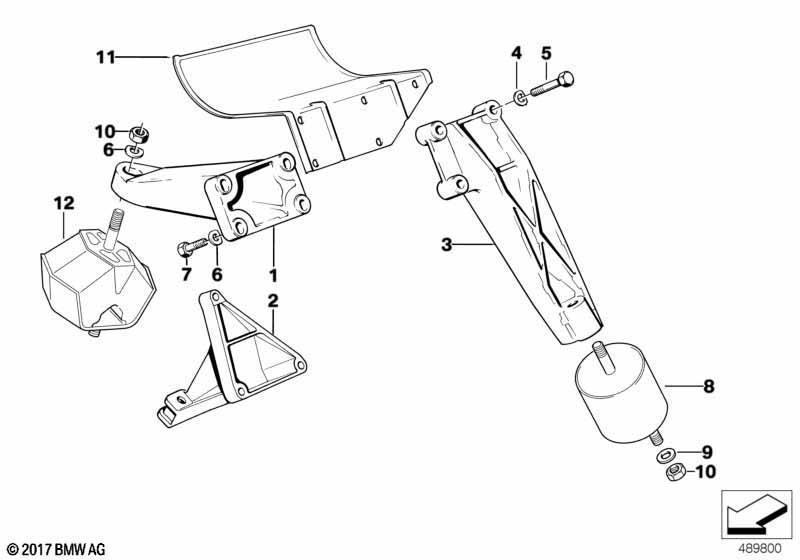 Motoraufhängung/Motordämpfer