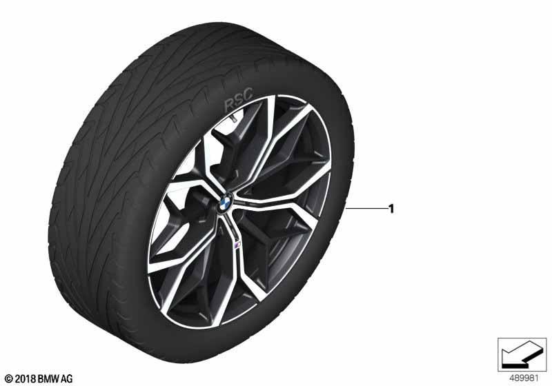 BMW LM Rad M Perf. Y-Speiche 785M - 22"