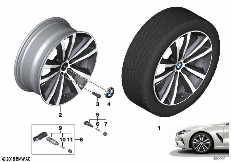 BMW LM Rad Doppelspeiche 690 - 19"