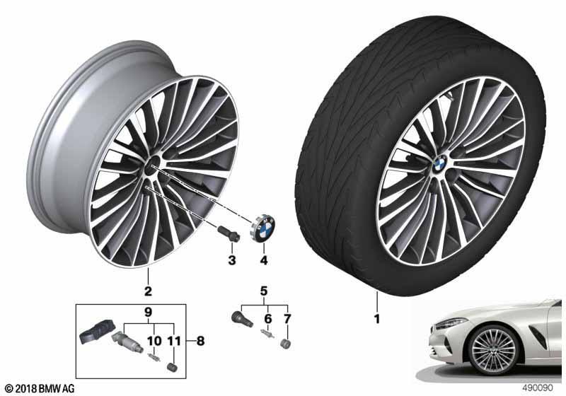 BMW LM Rad Vielspeiche 700 - 20"