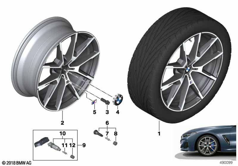 BMW light-alloy wheel Y-spoke 728M - 20"
