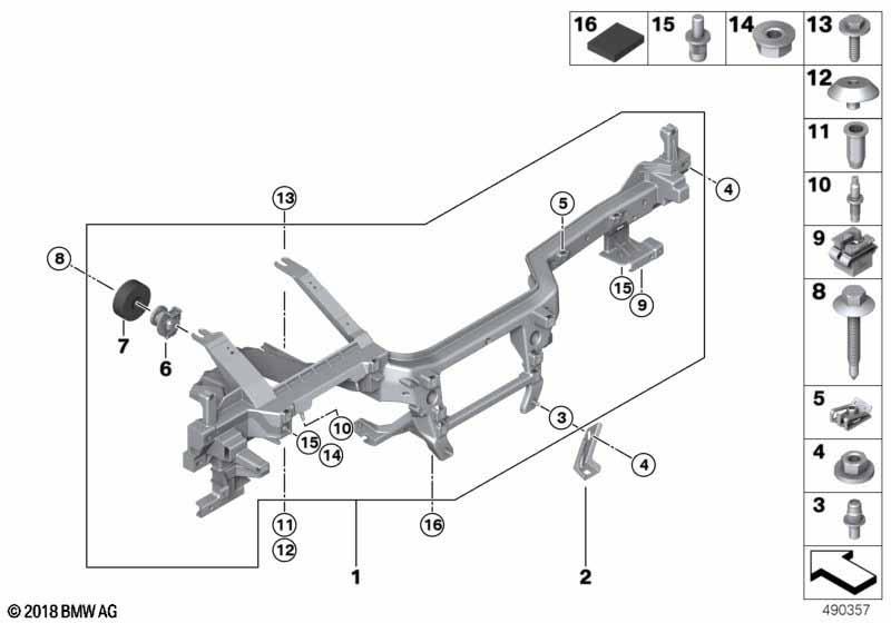 Träger Instrumententafel