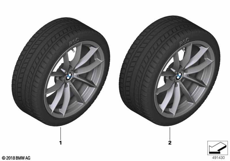 Winterkomplettrad V-Speiche 768 - 17"