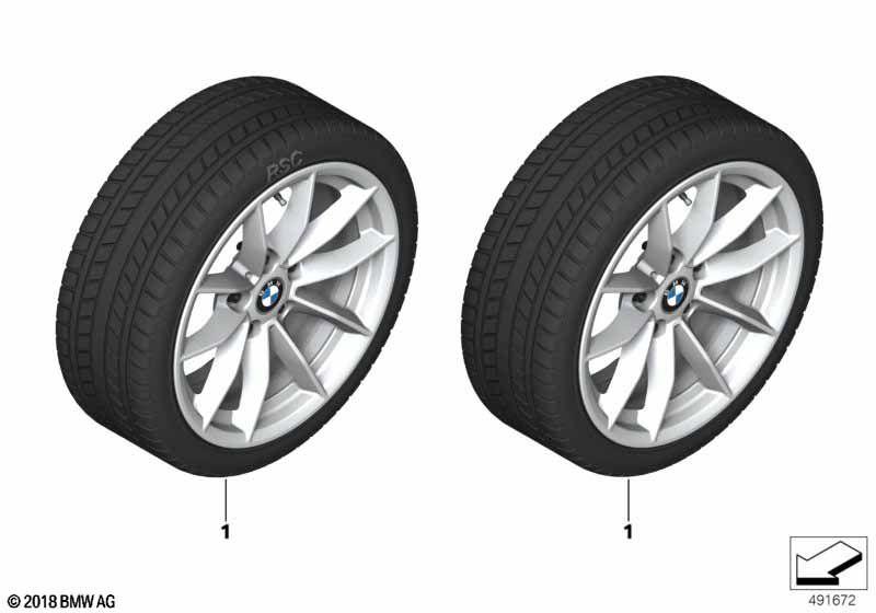 Winter wheel with tyre V-spoke 774 - 16"