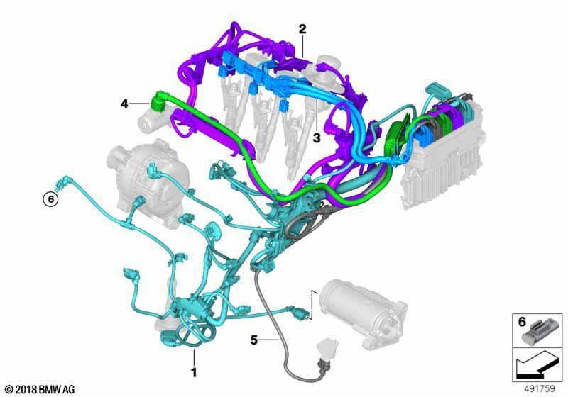 Kabelbaum Motor