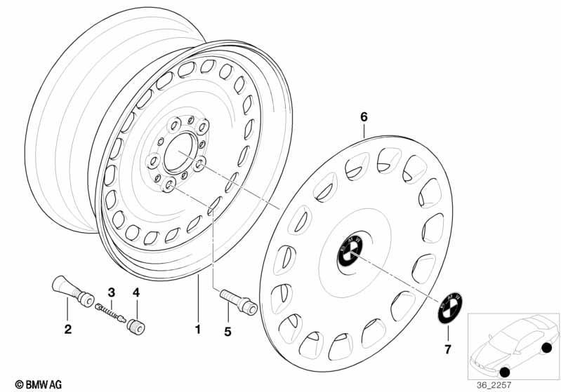 Scheibenrad Leichtmetall Styl.12