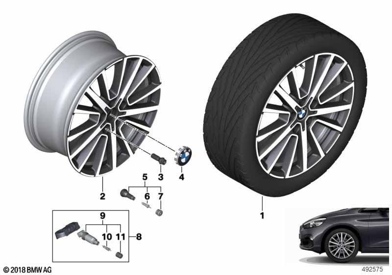 BMW LM Rad M Sternspeiche 512 - 18"