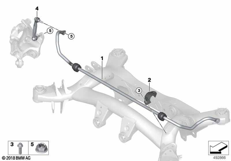 Stabilisator hinten