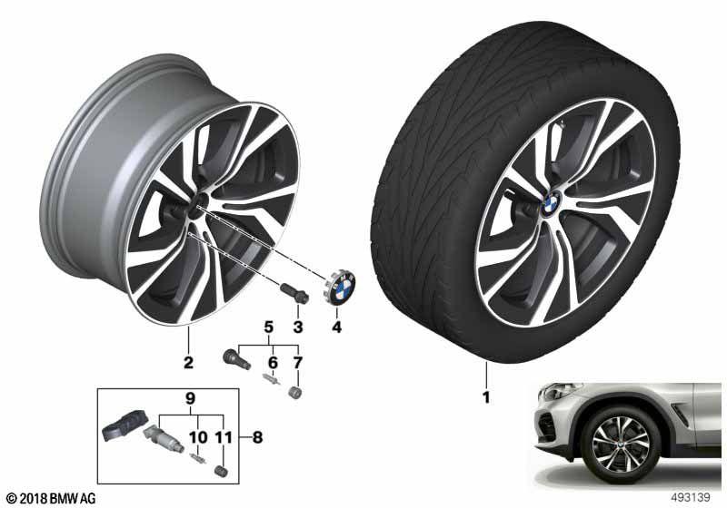 BMW LA wheel turbine styling 689 - 18"