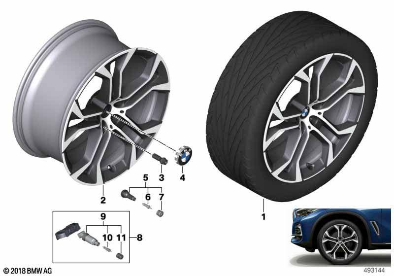 BMW light alloy wheel Y-spoke 744 - 21"