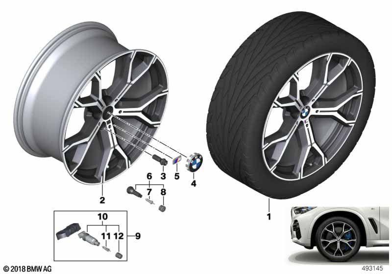 BMW LA wheel Y-spoke 741M - 21"