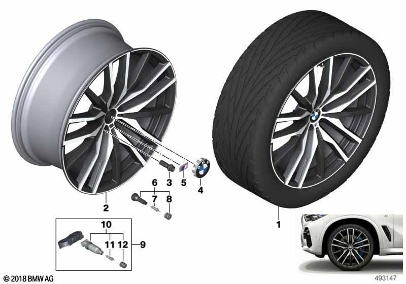 BMW LM Rad Doppelspeiche 742M - 22"