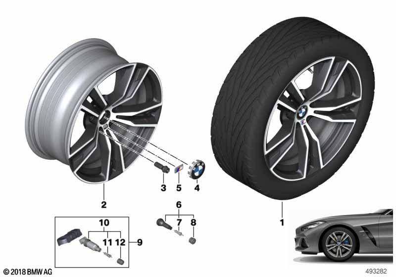 BMW LM Rad Doppelspeiche 798M - 18"