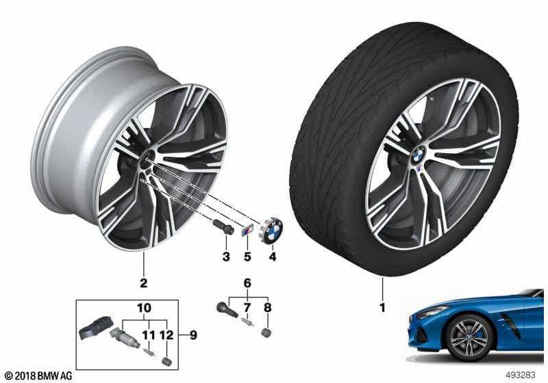 BMW LM Rad Doppelspeiche 798M - 18"