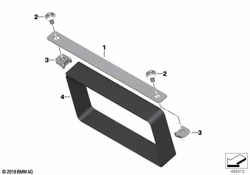 Halter Zusatzbatterie