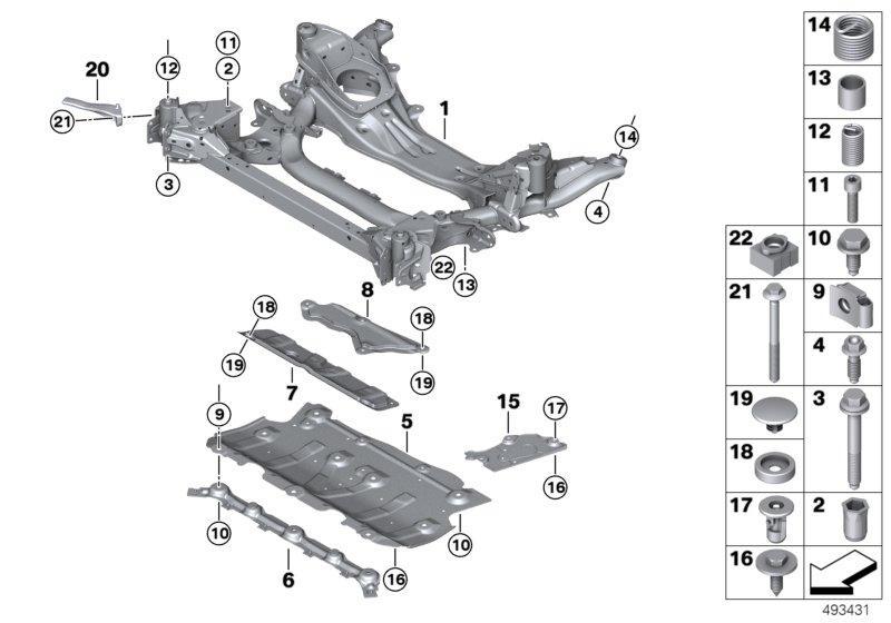 Vorderachsträger Allrad