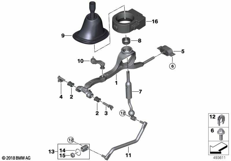 Schaltung mechanisches Getriebe