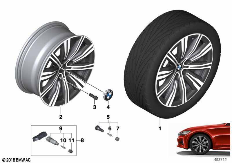 BMW LM Rad Doppelspeiche 782 - 18"