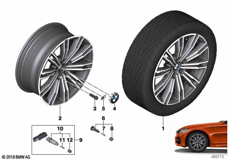 BMW LM Rad Doppelspeiche 790M - 18"