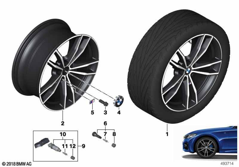 BMW LM Rad Doppelspeiche 791M - 19"