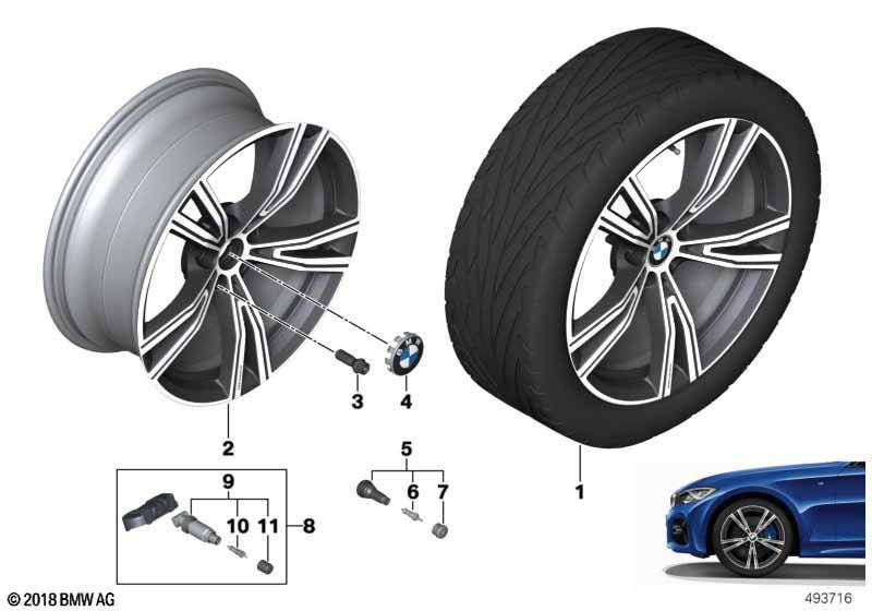 BMW LM Rad Doppelspeiche 793i - 19"