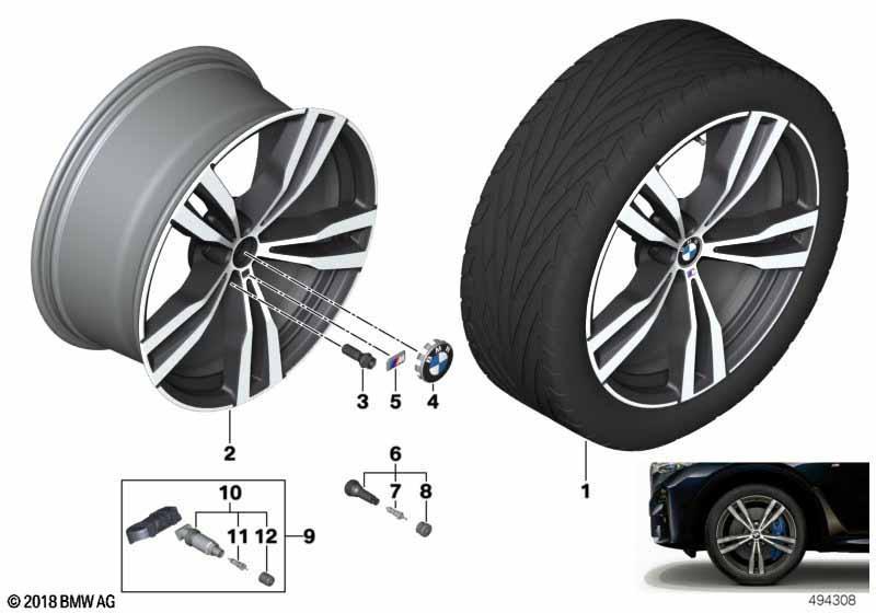 BMW LM Rad Doppelspeiche 754M - 21"