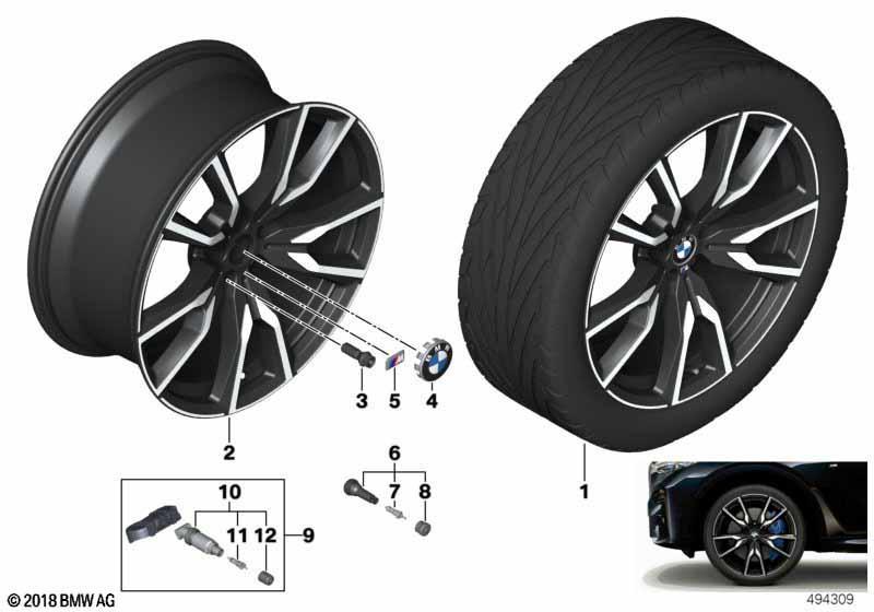 BMW LM Rad V-Speiche 755M - 22"