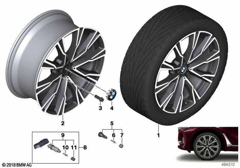 BMW LM Rad Y-Speiche 758I - 22"