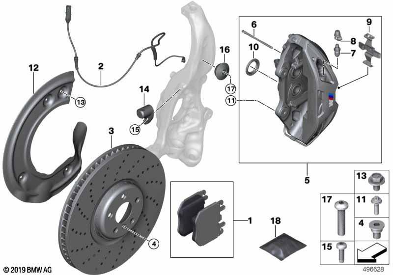 M Performance Vorderradbremse - Ersatz