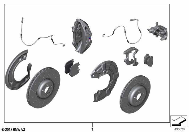 Satz M Performance Bremse vorn/hinten