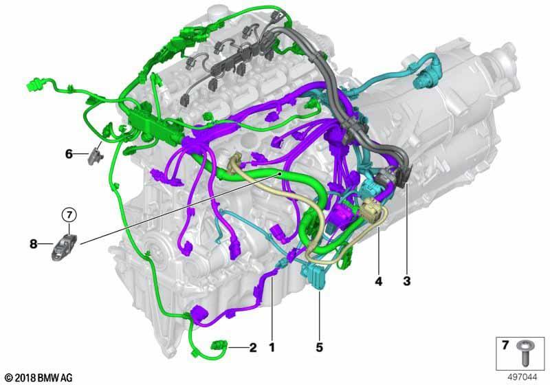 Kabelbaum Motor