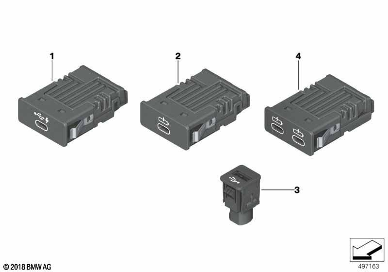 USB Einzelteile