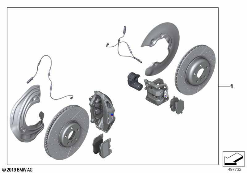 Satz M Performance Bremse vorn/hinten