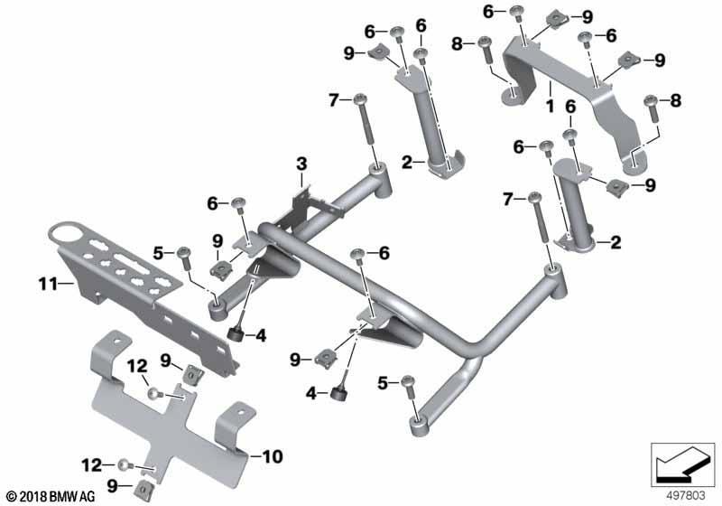 Halter Funkgerätekasten