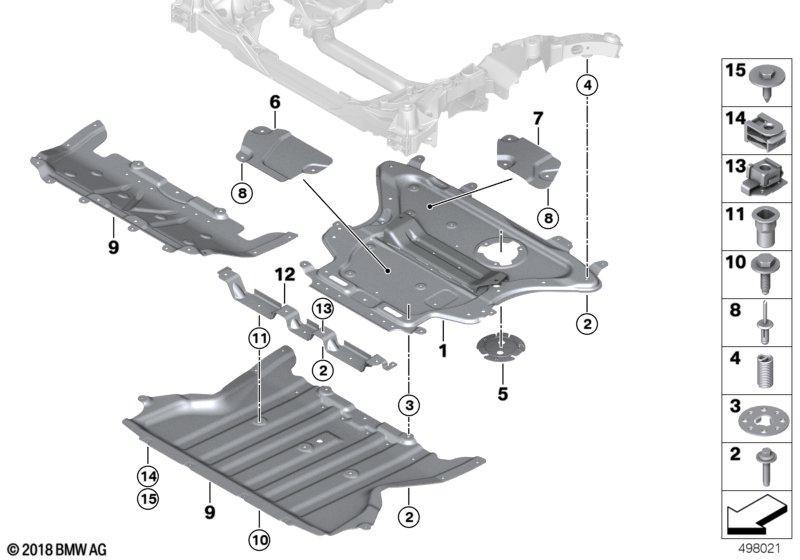 Vorderachsträger Allrad Unterfahrschutz