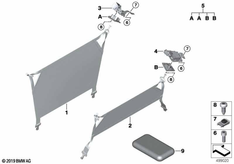 Trennnetz / Sichtschutz Gepäckraum