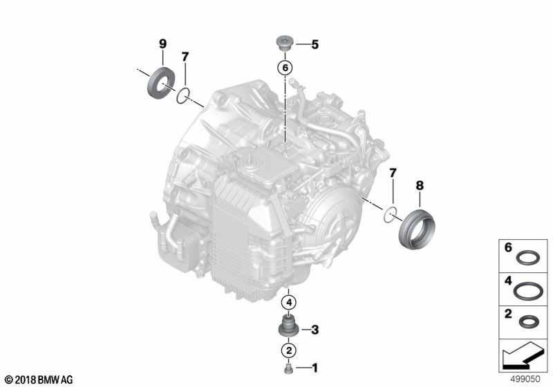 GA8G45AW Anbauteile/Dichtungen