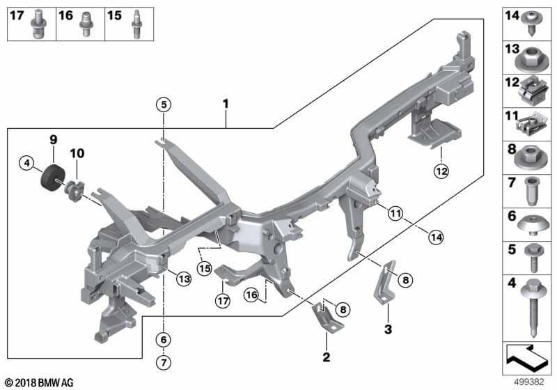 Träger Instrumententafel