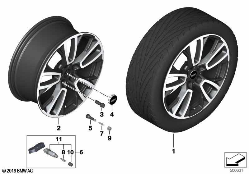 MINI LM Rad JCW Circuit Spoke 592 - 19"