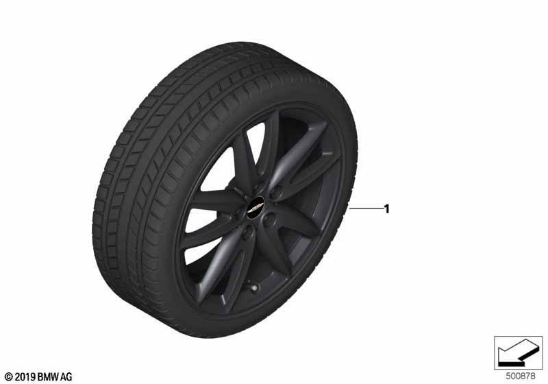 Winterkomplettrad JCW Grip Spoke 815-18"