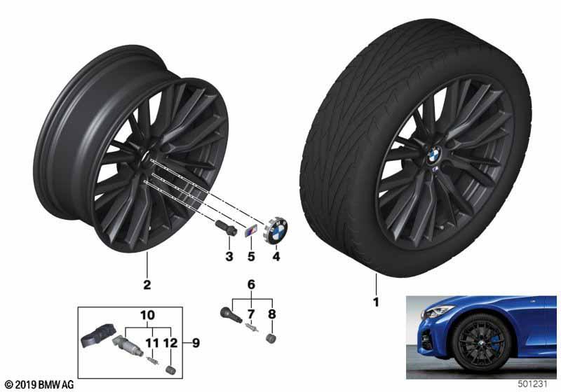 BMW LM Rad Doppelspeiche 796M - 18"