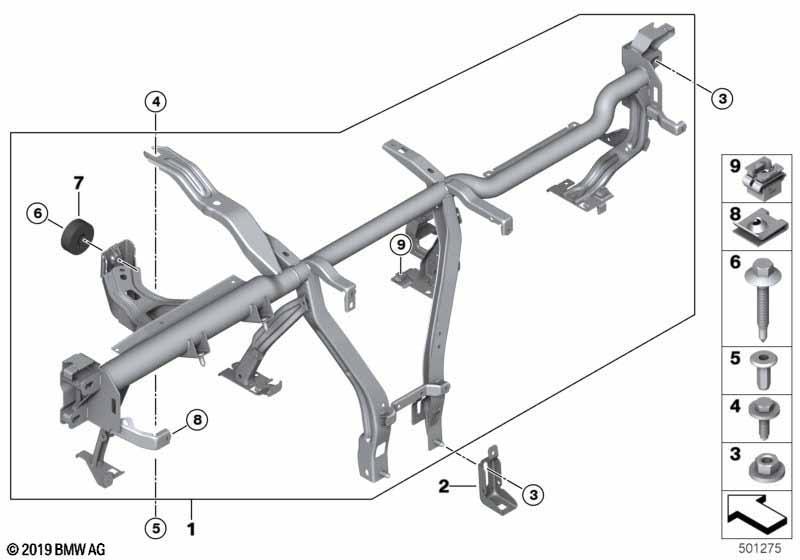 Träger Instrumententafel