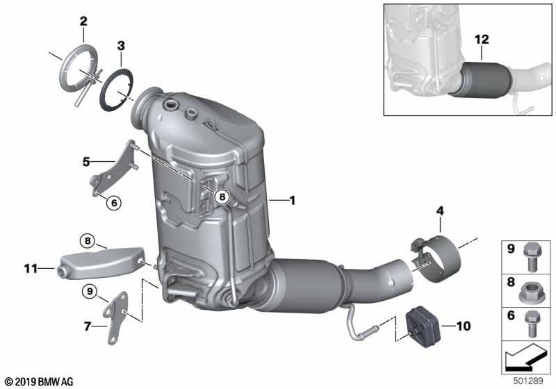 Katalysator/Dieselpartikelfilter