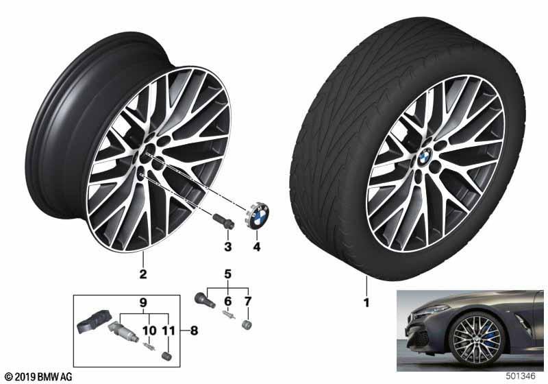 BMW LM Rad Kreuzspeiche 636 - 20"