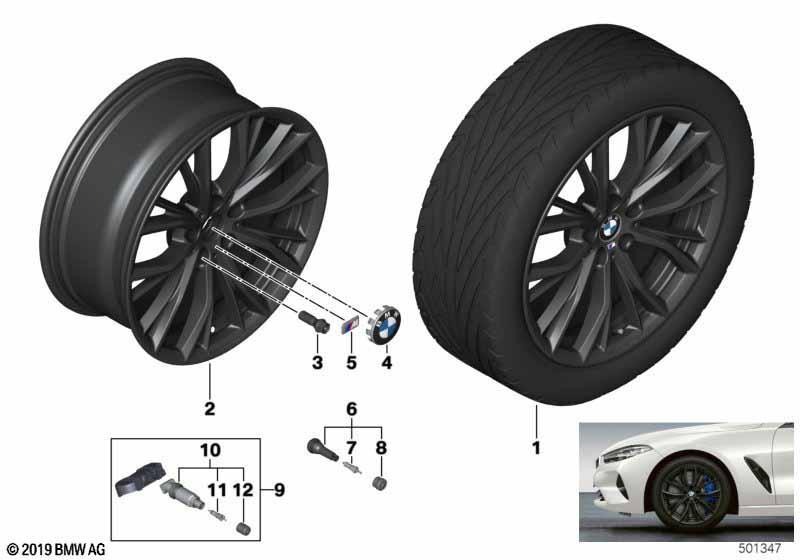 BMW LM Rad M Doppelspeiche 786M - 19"