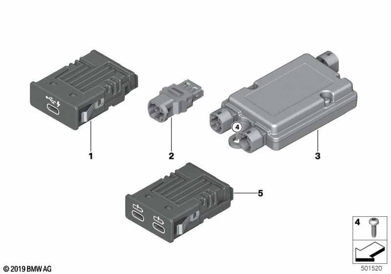 USB Einzelteile