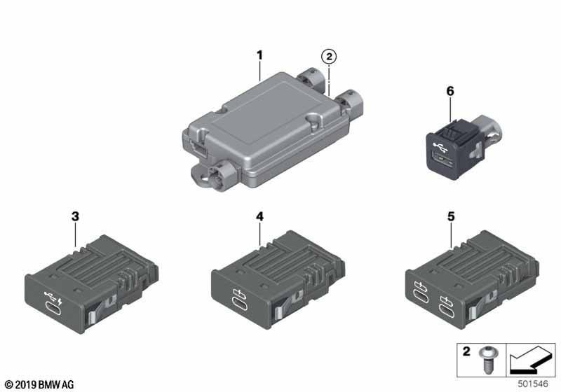 USB Einzelteile